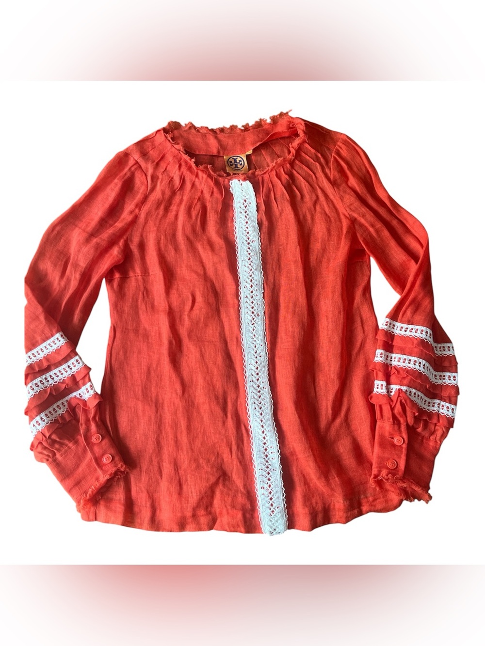 Tory Burch long sleeve top size small
